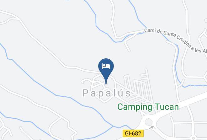 Girona - Bungalows Papalus Maps