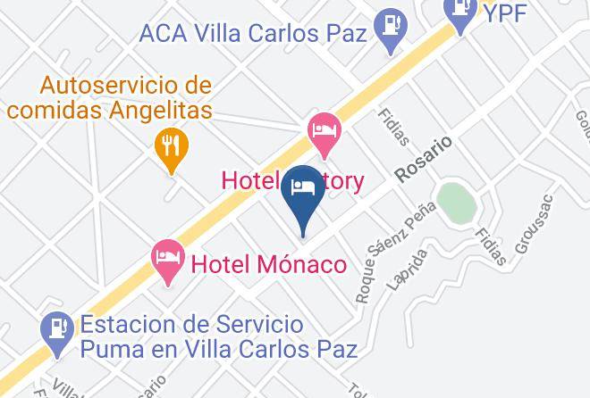 Santa Maria Department - Bungalows Punta Azul Maps