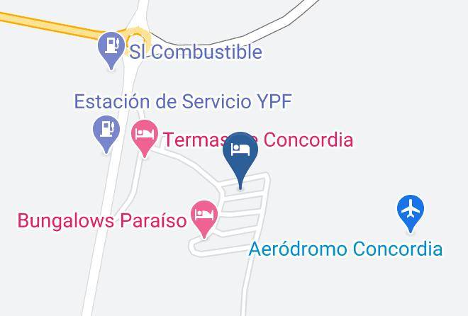 Concordia - Bungalows Quijote Y Dulcinea Maps