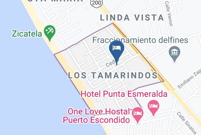 Santa Mariaotepec - Bungalows Tamarindos Maps