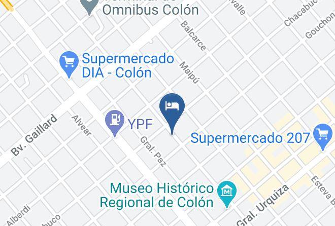 Colon - Bungalows Yo Ju Maps