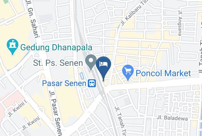Central Jakarta - Bungur Indah Inn Maps
