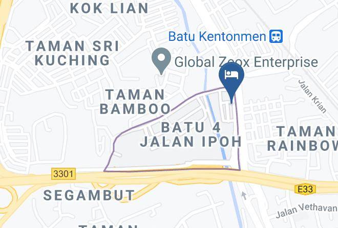 Bunk & Bilik Hotel Jln Ipoh Map