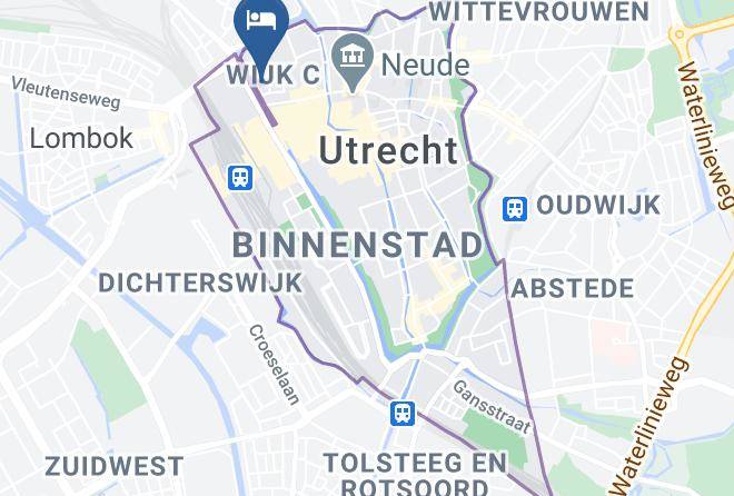 Utrecht Binnenstad - Bunk Hotel Utrecht Maps