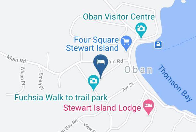 Halfmoon Bay - Bunkers Backpackers Bbh Maps