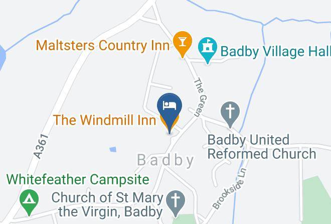 Northants - The Windmill Inn Maps