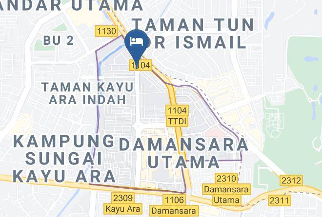 Petaling - Bunkmates Damansara Uptown Maps