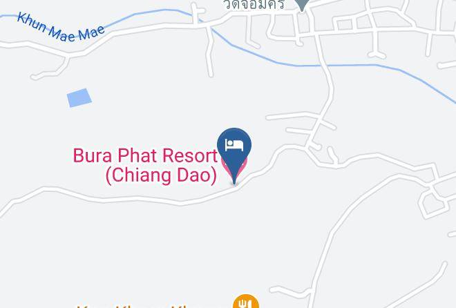 Amphoe Chiang Dao - Bura Phat Resort Maps