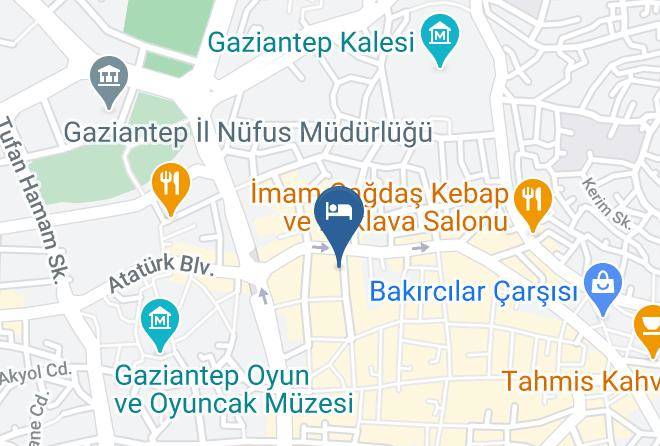 Sahinbey - Burak Park Hotel Maps