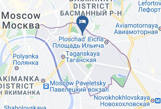 Moscow - Buran Capsule Hotel Maps