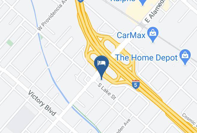 Los Angeles - Burbank Inn & Suites Maps