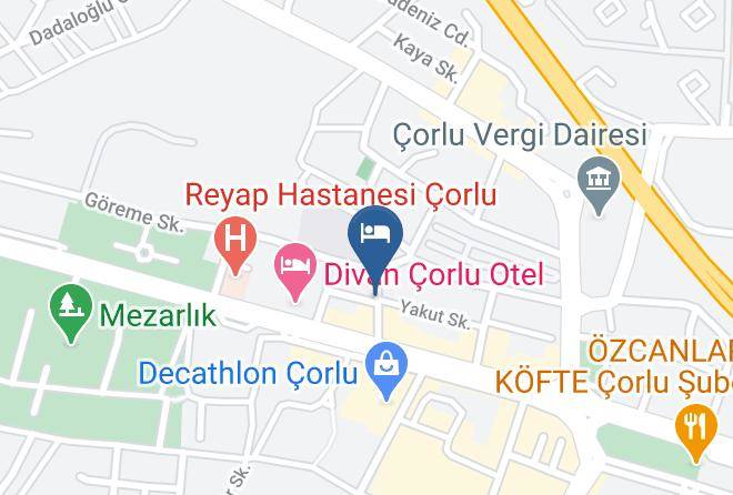 Burc Best Otel Map - Tekirdag - Corlu