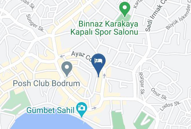 Bodrum - Burcu Otel Maps