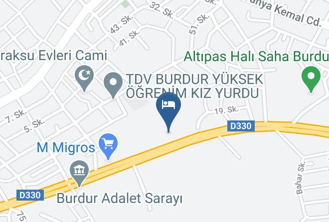 Burdur Emek - Burdur Semizler Pansiyon Maps