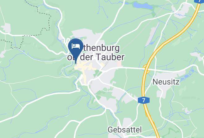 Ansbach - Burg Hotel Maps