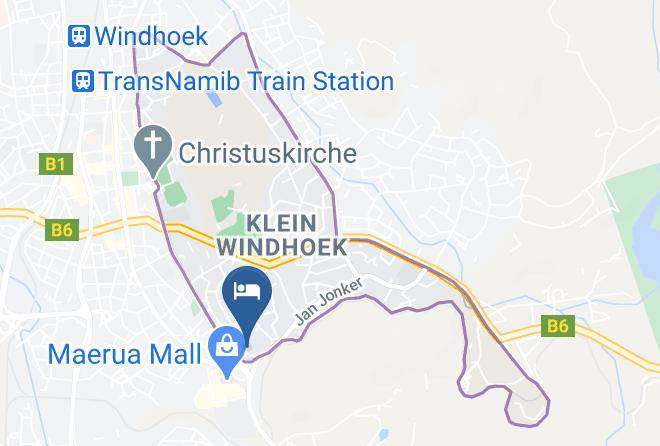 Windhoek - Burg's View Boutique Hotel Maps
