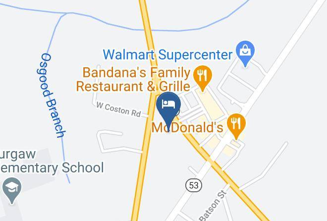 Pender - Burgaw Motel Maps