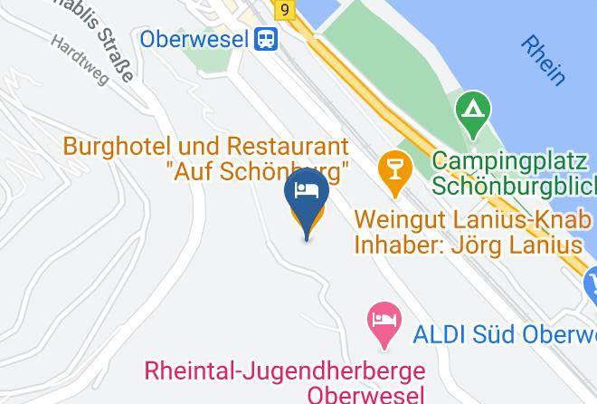 Rhein Hunsruck Kreis - Burghotel Auf Schonburg Oberwesel Maps