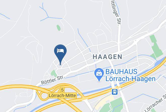 Burghotel Lorrach Map