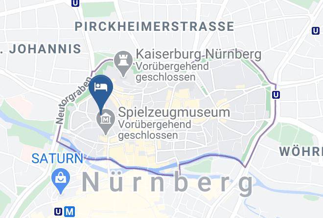 Nuremberg - Burghotel Nurnberg Maps
