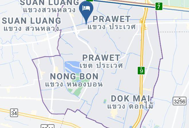 Prawet District - Buritara Resort On Nut Bangkok Maps