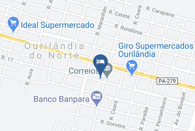 Ourilandia Do Norte - Buritis Hotel Maps