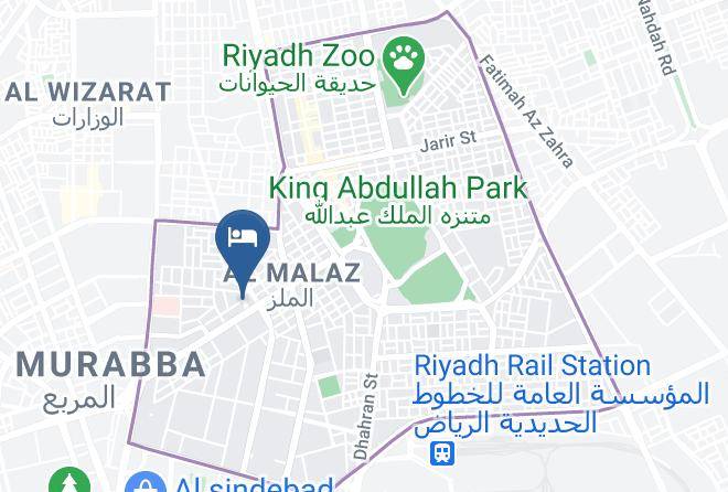 Riyadh - Burj Al Hayah Furnished Suites Al Malaz Maps