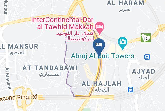 Mecca - Burj Al Sultan Hotel Maps