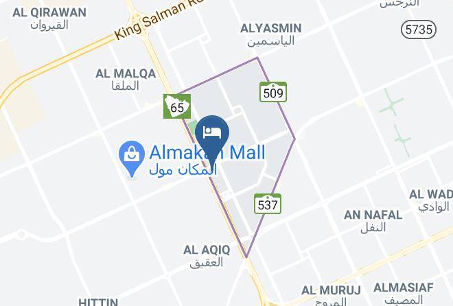 Riyadh - Burj Rafal Riyadh A Marriott International Hotel Maps