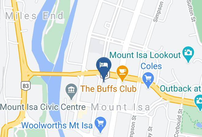 Mount Isa - Burke & Wills Motel Mt Isa Maps