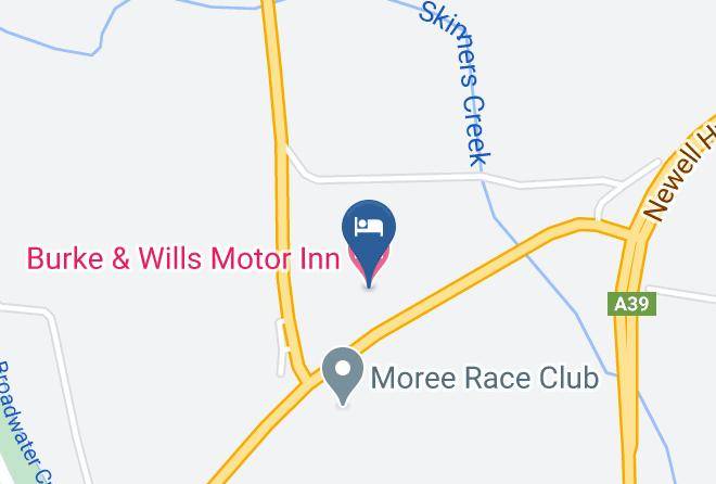Moree Plains - Burke & Wills Motor Inn Maps
