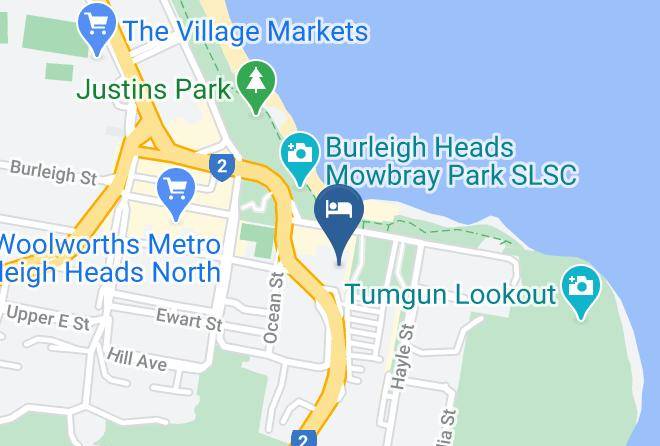 Burleigh Beach Tower Map