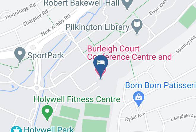 Leicestershire - Burleigh Court Conference Centre And Hotel Maps