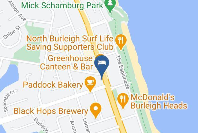 Gold Coast - Burleigh Gold Coast Motel Maps