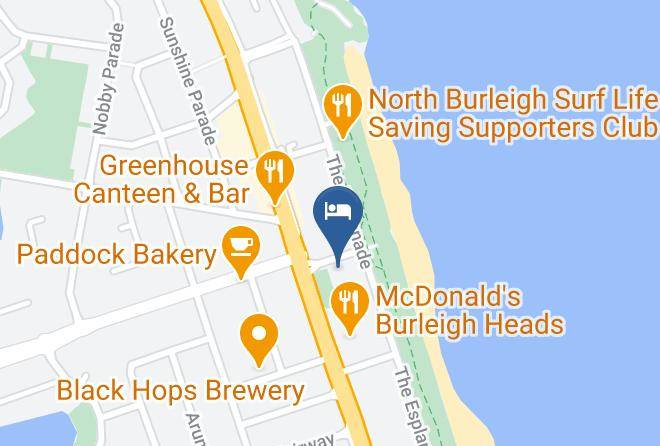 Gold Coast - Burleigh Mediterranean Resort Maps