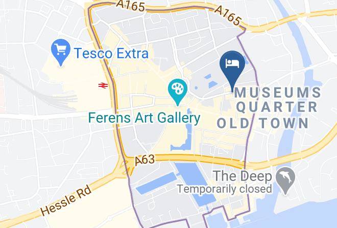 Kingston Upon Hull - Burlington Tavern & Hotel Maps