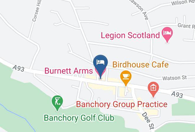 Aberdeenshire - Burnett Arms Hotel Maps