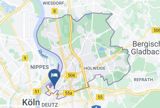 Cologne - Burns Art Cologne Hotel Koln Maps