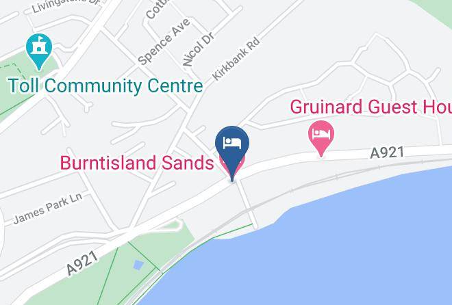 Fife - Burntisland Sands Hotel Maps