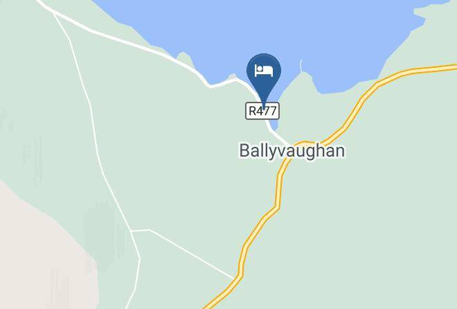 Burren Atlantic Hotel Mapa - Clare - Ballyvaughan