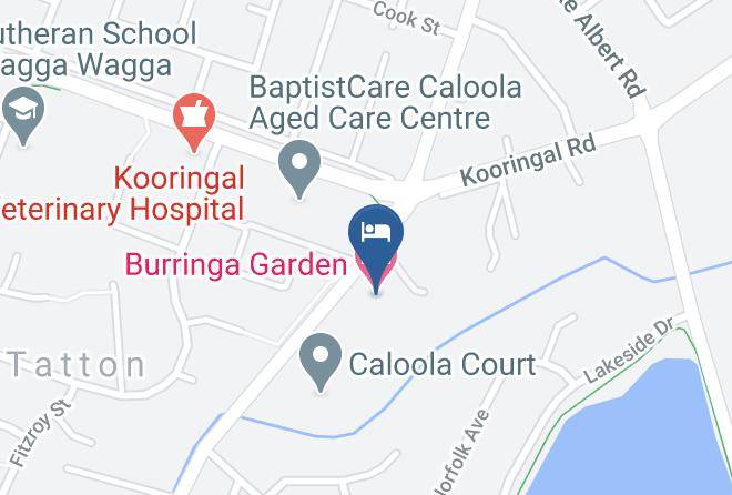 Wagga Wagga - Burringa Garden Motel Maps