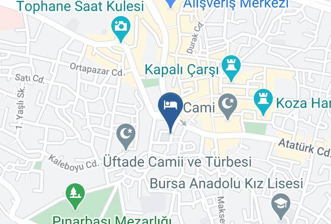 Osmangazi - Bursa Palas Hotel Maps