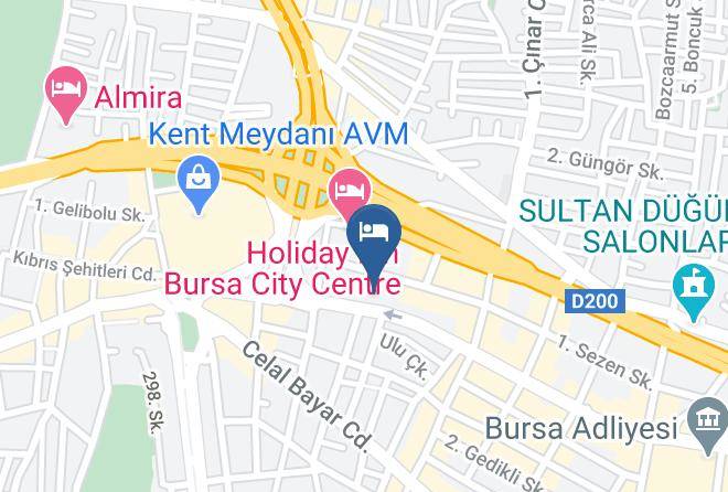 Osmangazi - Bursa Ulupark Hotel Maps