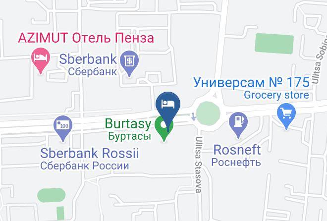 Penza - Gostinitsa Maps
