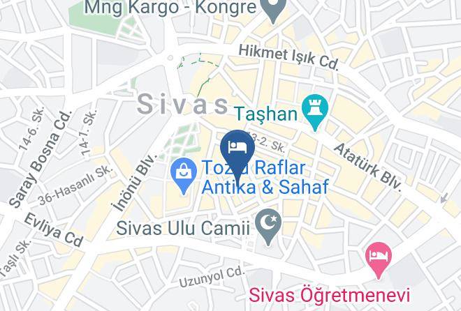 Sivas Eskikale - Buruciye Otel Maps