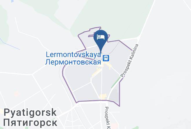 Pyatigorsk - Burzhuy Hotel Maps
