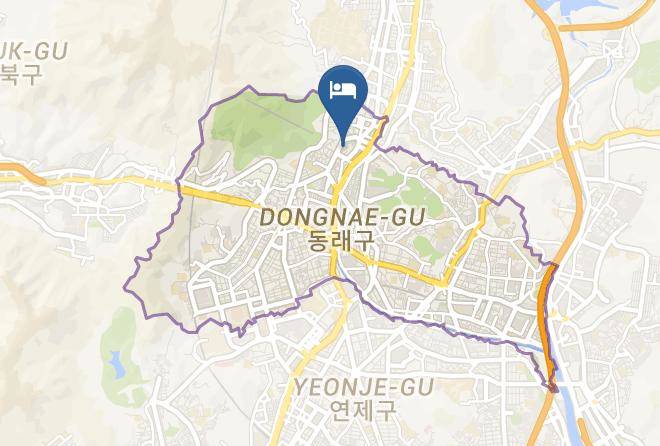 Dongnaegu - Busan Victoria Motel Maps