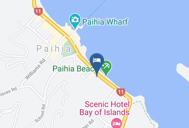Far North - Busby Manor Resort Paihia Waterfront Accommodation Maps