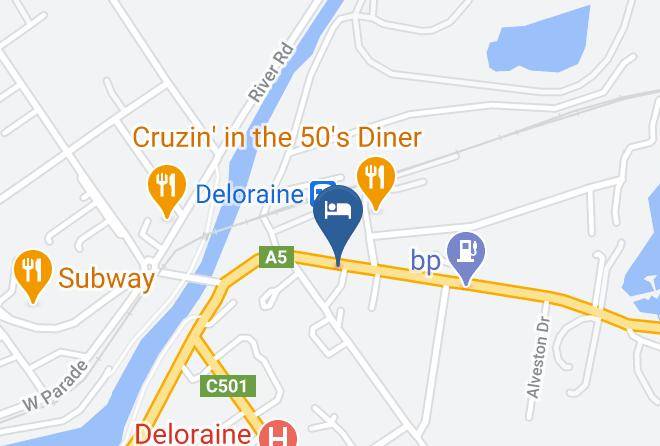 Meander Valley - Bush Inn Pizza Deloraine Maps