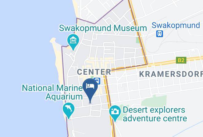 Swakopmund - Bushbabies Inn Swakopmund Maps